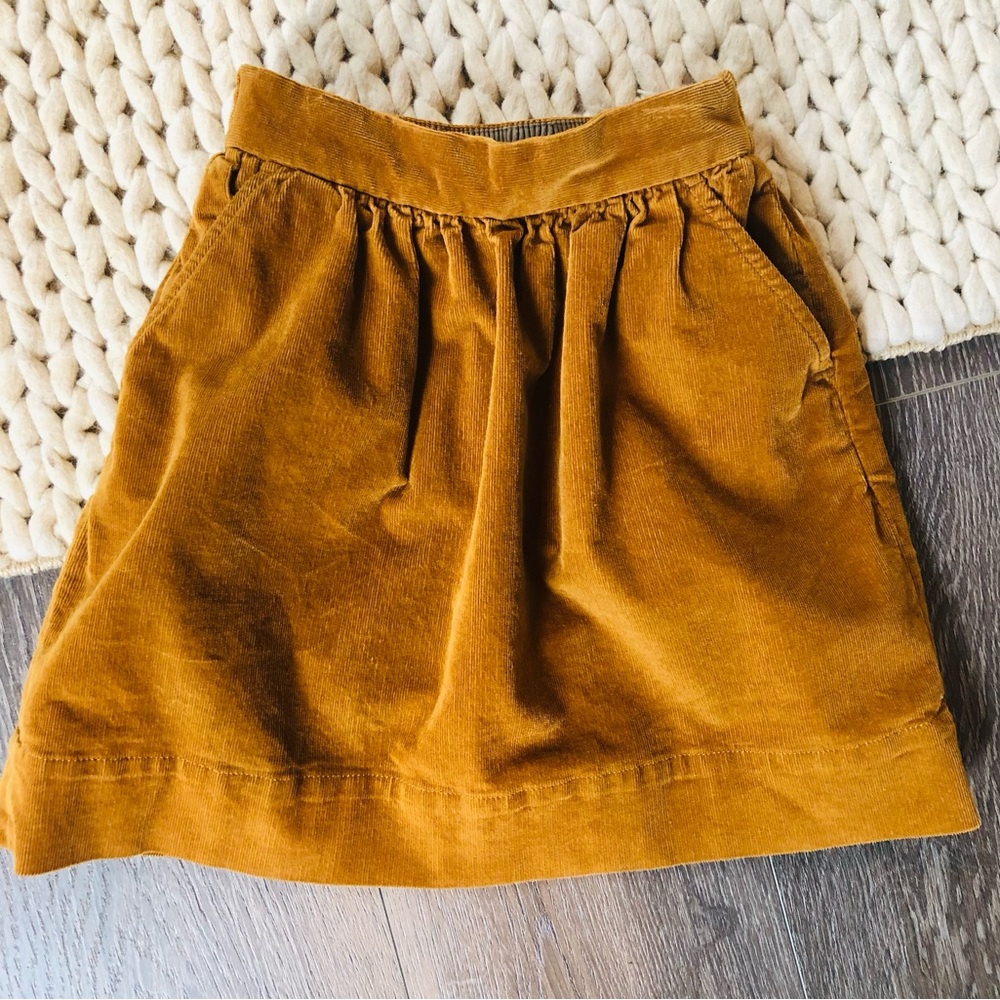 J. Crew Crewcuts corduroy girls size 6/7 skirt